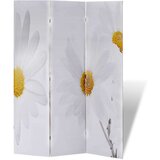 vidaXL Zložljiv paravan 120x170 cm cvetje | Shoptok.si
