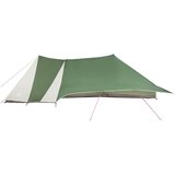 Tipi šator s krovom s pohranom Zelena 660 x 456 x 200 cm taft | shoptok.hr