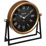 ATMOSPHERA STOLNI SAT LUCA 26,5X7X26,5CM MDF/METAL CRNI