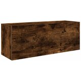 Furnova Kopalniška stenska omarica dimljen hrast 80x25x30 cm inž. les, (21948291) | Shoptok.si