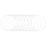 RAYHER Kovinski obroči, 15 cm, beli, set 10, (20633991) Cene