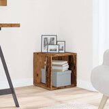 vidaXL Bočni stolić boja starog drva 33 x 33 x 34 cm konstruirano drvo | shoptok.hr