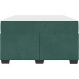  Posteljni okvir z vzmetnico Temno zelena 120 x 190 cm Žamet | Shoptok.si