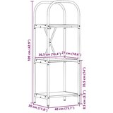 vidaXL Knjižna polica Siva sonoma 40 x 30 x 109 cm Konstruiran les | Shoptok.si
