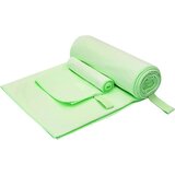 vidaXL Set sportskih ručnika Ostalo Zelena tkanina | shoptok.hr