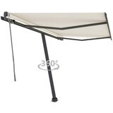 vidaXL prostostoječa avtomatska tenda 350x250 cm krem | Shoptok.si