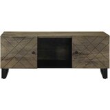  Stolić za kavu crni 100 x 54 x 40 cm od masivnog drva manga Crna | Shoptok.si