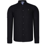 Dewberry G784 HAKIM COLLAR MEN'S SHIRT-BLACK Cijene