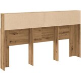 vidaXL Vzglavna omarica artisan hrast 180x19x103,5 cm inženirski les | Shoptok.si