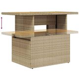 vidaXL 6-dijelni set vrtnih sofa s jastucima bež od poliratana bagrem | shoptok.hr