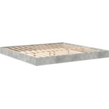  Polica postelja Betonsko siva 180 x 200 cm Konstruiran les, (5000125821) | Shoptok.si