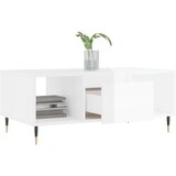  Stolić za kavu sjajni bijeli 90x50x36,5 cm konstruirano drvo | shoptok.hr