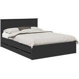  Krevetna konstrukcija Crna 160 x 200 cm Inženjersko Drvo | shoptok.hr