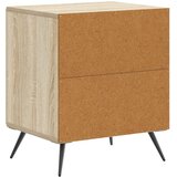  Noćni ormar Hrast sonoma 43 x 34,5 x 50 cm Konstruirano drvo | shoptok.hr