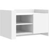  Stolić za kavu bijeli 80 x 50 x 50 cm od konstruiranog drva | Eponuda.com