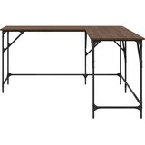  Radni stol smeđa boja hrasta 149x149x75 cm konstruirano drvo | Eponuda.ba