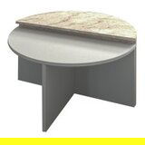 Hanah home sto za dnevnu sobu dolunay grey travertine | ePonuda.com