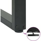  Noge za stolić U-oblika 2 kom antracit 40x(30-31) cm čelik | shoptok.hr