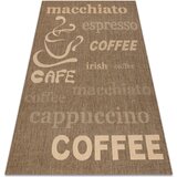 RugsX Preproge Preproga v videzu sisala FLOORLUX 20221 coffee 200x290 cm Kostanjeva | Shoptok.si