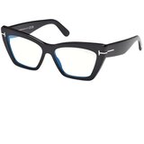 Tom Ford Ženski okvir za dioptrijske naočare Blue Block 0FT6026-B 156, Crni Cene