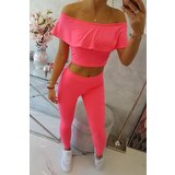 Kesi Set with a frill pink neon | Shoptok.si