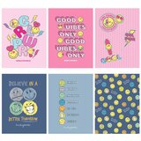 Simpo Zvezek A4 Smiley, črte z robom, 54 listov, sortirano, 1 kos | Shoptok.si