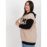 RELEVANCE Sweatshirt-RV-BL-8272.85-black-beige | Shoptok.si