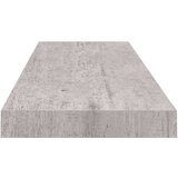 vidaXL plutajuće zidne police 4 kom boja betona 80 x 23,5 x 3,8 cm MDF | shoptok.hr