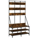  The Living Store Regal za oblačila s prostorom za čevlje dim. hrast 100x40x184cm - Regal Za Oblačila, (21453513) | Shoptok.si