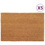 vidaXL Otirači 5 kom prirodni 40 x 60 cm čupavi od kokosovih vlakana Cijene