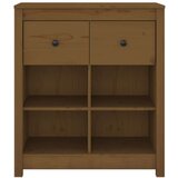  Komoda medeno rjava 70x35x80 cm trdna borovina, (20654551) | Shoptok.si