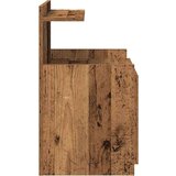 vidaXL Noćni ormarić s 2 ladice staro drvo 40x36,5x62 cm | shoptok.hr