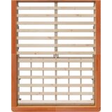  KREVET S POLICAMA WAX BRAUN 160 x 200 cm od čvrstog bora | shoptok.hr