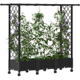  Povišeni krevet s mrežom i krovom Crna 164 x 40 x 127 cm PP | Eponuda.com