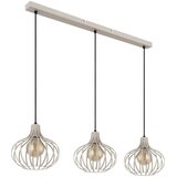 Globo 33370319 - Luster na sajli MATEO 3xE27/40W/230V bež u