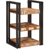 vidaXL Nočna omarica Rjava in črna 38 x 33 x 58 cm Reclaimed Trdo Les | Shoptok.si