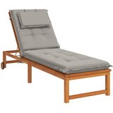  Jastučić za ležaljku GEMERT 100% poliester Siva 190 x 50 x 9 cm | shoptok.hr