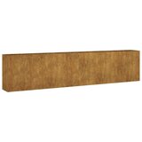 vidaXL Povišena vrtna gredica 360 x 40 x 80 cm od čelika COR-TEN | shoptok.hr