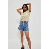 Marisse Women's Shorts L-Sh-4004 Blue Cene