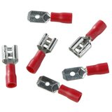 VOLTOMAT ravna nasadna stopica (6,3 mm, Poprečni presjek: 0,5 – 1,5 mm², null, Crvene boje) u