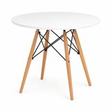  TRPEZARIJSKI STO RONDO 80 BELI DT-957 Cene