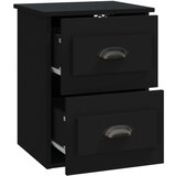vidaXL Stenska nočna omarica 2 kosa črna 41,5x36x53 cm | Shoptok.si