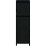 vidaXL kupaonski ormar crni hrast konstruirano drvo 30x30x95 cm | shoptok.hr