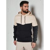 DStreet Bluza męska basic z kapturem beżowa | shoptok.hr
