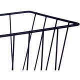  Košara za Kuhinjsku Policu Crna Željezo 28 x 12 x 9 cm (8 kom.) | shoptok.hr