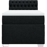  Box spring krevet s madracem crni 80 x 200 cm od tkanine | shoptok.hr