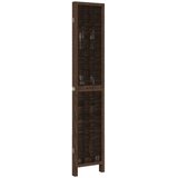  Sobna pregrada s 4 panela tamnosmeđa masivno drvo paulovnije 40 x 200 cm | Shoptok.si