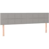 vidaXL Boxspring postelja z vzmetnico svetlo siva 120x190 cm blago | Shoptok.si