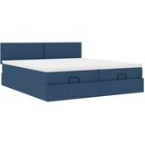  Ottoman krevet s madracima plavi 160x200 cm tkanina | Shoptok.si
