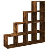  Pregrada/regal za knjige 4 razina hrast 131,5x29x131,5cm drveni | Eponuda.ba